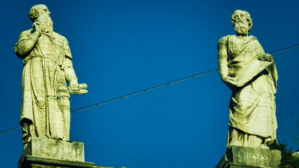 Roof Statues in st. Peters Basilica, Vatican City
