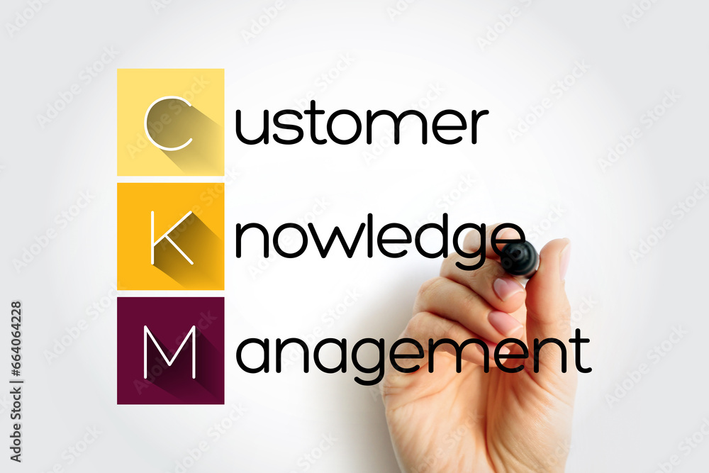 Poster ckm customer knowledge management - emerges as a crucial element for customer-oriented value creatio