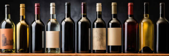 Wine Bottles and Label.