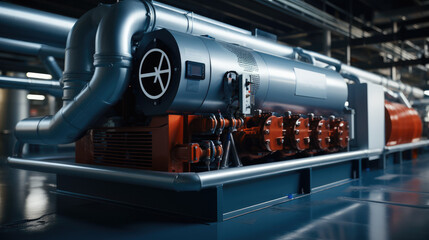 MVR evaporative condenser integrated machine at factory.