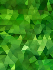 Fototapeta na wymiar Green triangle mosaic abstract background design