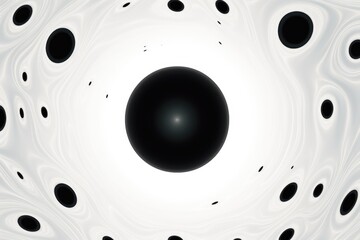 black holes on the white paper