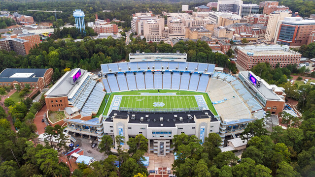 Kenan Stadium, home of the University of North Carolina Tar Heels football team.