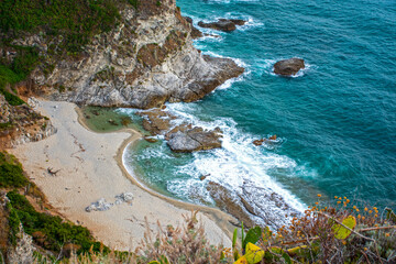 Praia i Focu beach, Capo Vaticano, Calabria, Italy