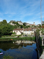 Fototapeta na wymiar Vieille ville d'Angles-sur-l'Anglin