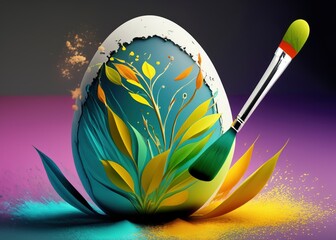 Paint Easter egg