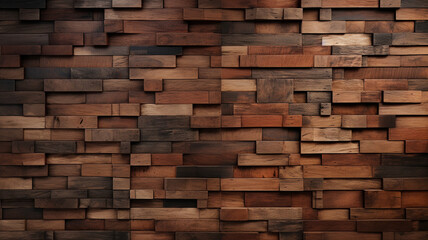 wooden wall background texture, brown wood pattern