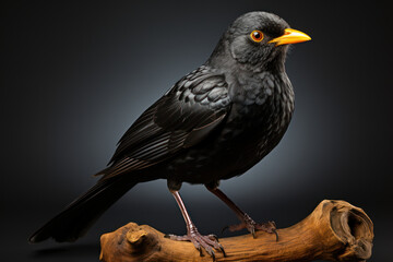 Blackbird Hen Amsel. Generative Ai.