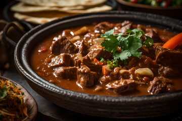 carne guisada, A close up of an amazing traditional Mexican meal 