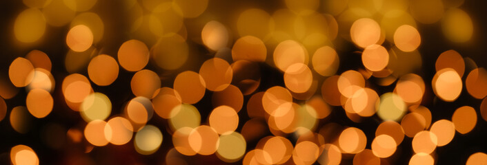 orange background colored blur texture bokeh, round defocused abstract christmas, wedding...