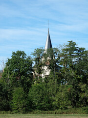 Clocher de l'église Saint-Léger de Vicq sur Gartempe