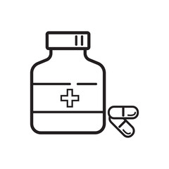 medicine icon logo vector design template
