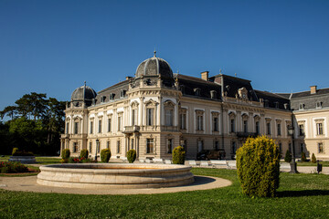 Fototapeta na wymiar Baroque palace located in the town of Keszthely, Zala, Hungary.