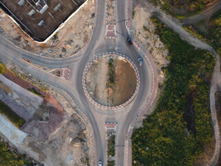 City square arial photo