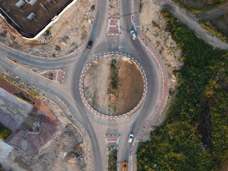 City square arial photo