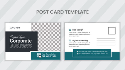creative business postcard design 