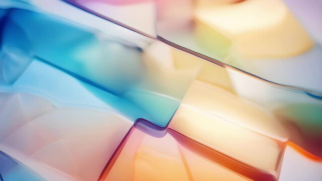 Smooth and shiny texture of opalescent glass, displaying a stunning array of rainbow colors in natural light.