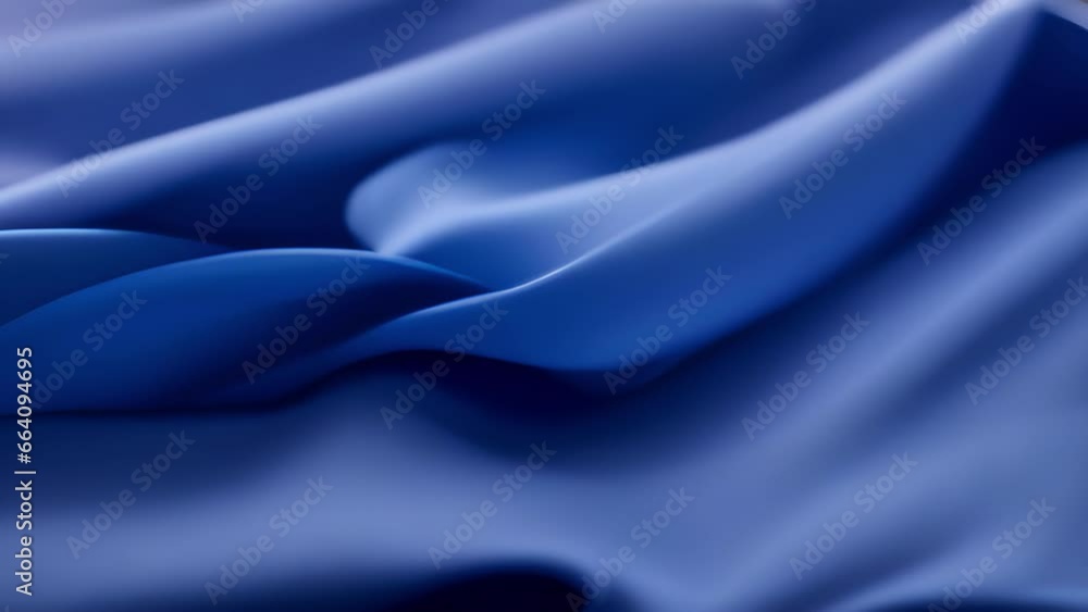 Poster texture of a royal blue chiffon fabric with a slightly rough and tactile texture, adding depth and i