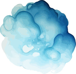 Watercolor blob clip art