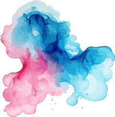 Watercolor blob clip art