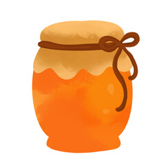 Jam watercolor clipart