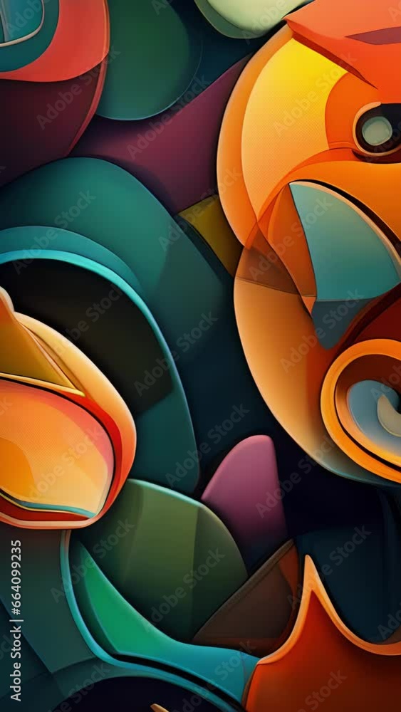 Poster another abstract visual effect representing nonlinear could incorporate a kaleidoscopelike pattern o