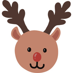 rudolph,rudolph illustration,cute rudolph,christmas,christmas illustration,deer,deer illustration,christmas decoration,fur hat,rudolph deer,rudolph deer nose,christmas gift,christmas,Xmas,santa,santa