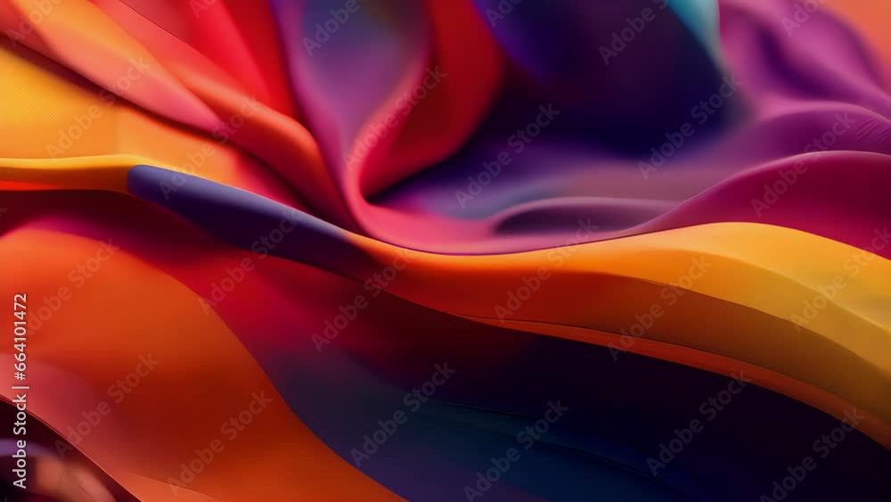 Poster a vivid tapestry of vibrant red hues intertwining in a kaleidoscopelike pattern, creating a sense of