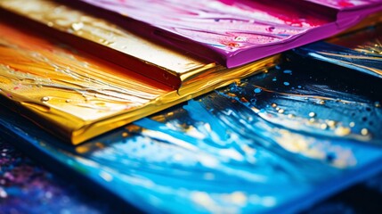 a close-up of a pile of files