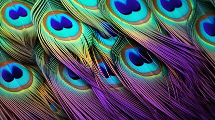 a close up of a colorful eye