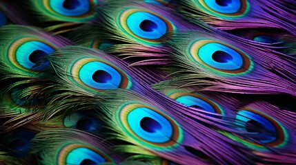 Obraz premium a close up of a colorful eye
