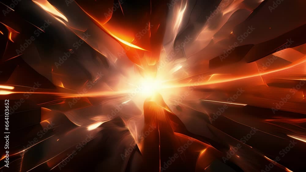 Poster abstract visual effect dynamic infusion