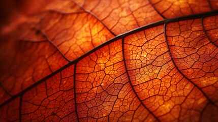 a close-up of a leaf