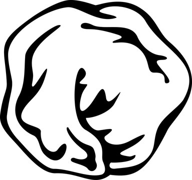 recommend clip art: Stylized vector image of the dumpling