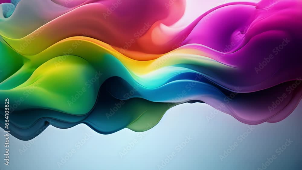 Poster imagine an abstract visual representation of the color splash theme where the world shifts into an e