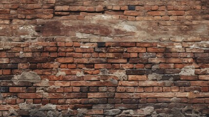 a brick wall with a hole in it - obrazy, fototapety, plakaty