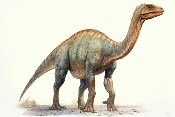 Picture of a Corythosaurus. Generative AI