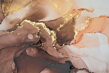 Original artwork photo of marble ink abstract art. High resolution photograph from exemplary original painting. Abstract painting was painted on HQ paper texture to create smooth marbling pattern.