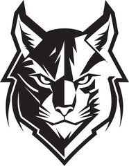 Bobcat Vector Design A Wild Predator Animal in a Vector Illustration Format Bobcat Wild Predator Animal Vector Design A Feral Cat with a Wild Spirit