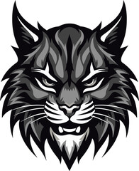 Bobcat Wild Predator Animal Vector Design A Fierce and Beautiful Wild Cat Bobcat Vector Design A Wild Predator Animal in a Vector Illustration Format