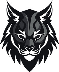 Bobcat Vector Design A Fierce and Beautiful Wild Cat Vector Bobcat A Wild Predator Animal in a Vector Illustration Format