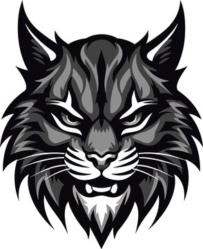 recommend clip art: Bobcat Wild Predator Animal Vector Design A Fierce and Beautiful Wild Cat Bobcat Vector Design A Wild Predator Animal in a Vector Illustration Format