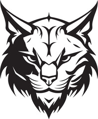 Bobcat Vector Design A Wild Predator Animal in Vector Art Format Bobcat Vector A Feral Cat with a Wild Heart