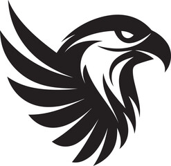 Black Falcon A Vector Logo Design for a Brand Thats Made to Last Black Falcon A Vector Logo Design for a Business Thats a Force to Be Reckoned With