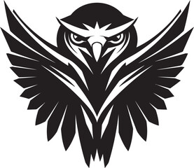 Black Falcon A Vector Logo Design for a Brand Thats Always Aiming Higher Black Falcon A Vector Logo Design for a Business Thats Ready to Take Flight