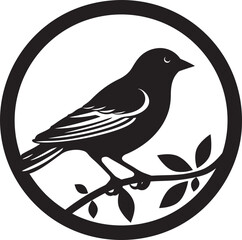 Black Finch A Vector Logo Design for a Brand Thats Always on the Hunt for Success Black Finch A Vector Logo Design for a Business Thats Always Aiming for the Top