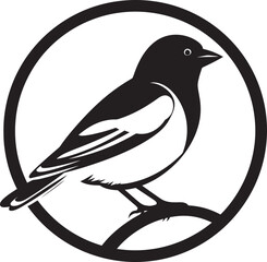 Black Finch A Vector Logo Design for a Business Thats Always in the Game Black Finch A Vector Logo Design for a Brand Thats Always on the Hunt for Success