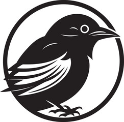 Black Finch A Vector Logo Design for a Business Thats Ready to Make Its Mark Black Finch A Vector Logo Design for a Brand Thats Bold, Bold, Bold