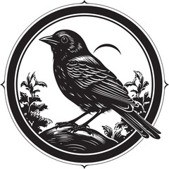 Black Finch A Vector Logo Design for a Business Thats Always Aiming for the Top Black Finch A Vector Logo Design for a Brand Thats Always Soaring to New Heights
