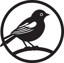 Black Finch A Vector Logo Design for a Brand Thats Bold, Bold, Bold Black Finch A Vector Logo Design for a Business Thats Got Style